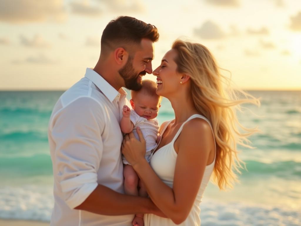 Happy family surrogacy Mexico